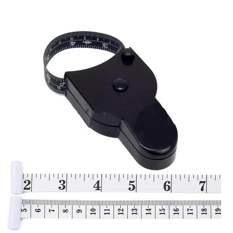 

Shrinkage Soft Ruler Tape Measure Tape Measure Retractable Automatic Measurement of Precision with Three Dimensional Ruler чёрный