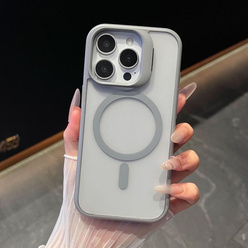 

2-in-1 Craftsmanship Bracket Frame Suitable Apple 16promax Phone Case New 15ProMax Magnetic Protective Cover iPhone 15 Pro Max