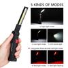 1/2/4 Stück Magnetische COB LED Taschenlampe Tragbares USB Wiederaufladbares Arbeitslicht Hängelampe mit Eingebauter Batterie Camping-Fackel
