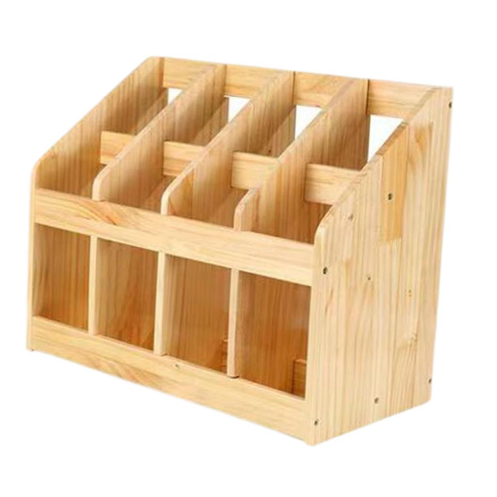 Carpet Rack Children Work Storage Solid Wood Organizer Functional Shelf Wooden Rug Stand