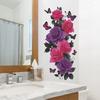 Creative Retro Purple Vine Bathroom Decoration and Beautification Stickers