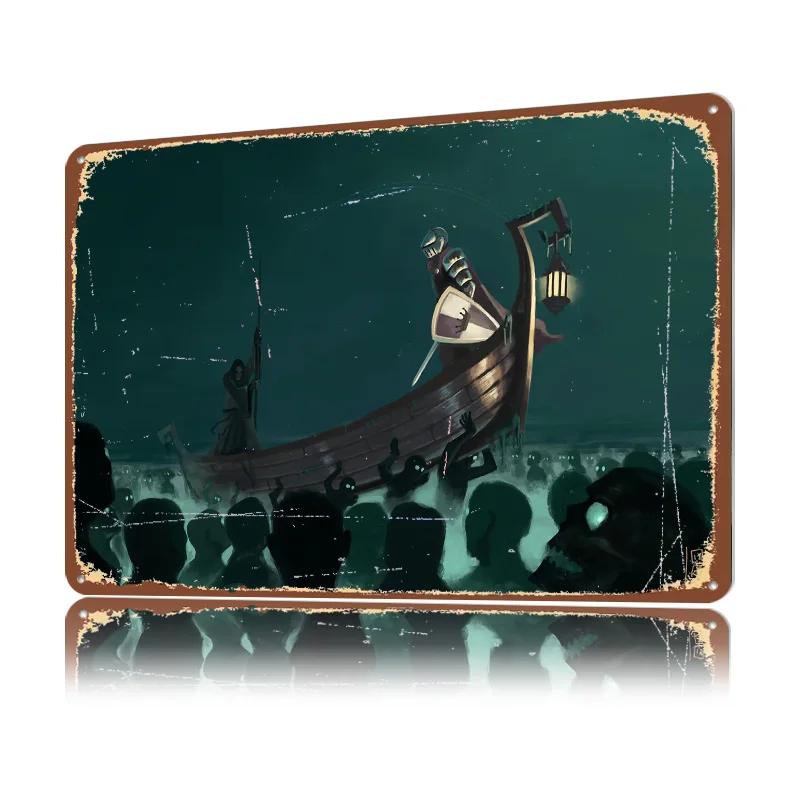 Styx Poster Retro D Printed Metal Signs Customized Wall Hanging Gift for Modern Home Decoration Ornaments Decor Room Wand Deko