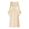 Women's Sexy Retro Halloween Gothic Suspender Hip-wrapped Gothic Sleeve Sexy Dress