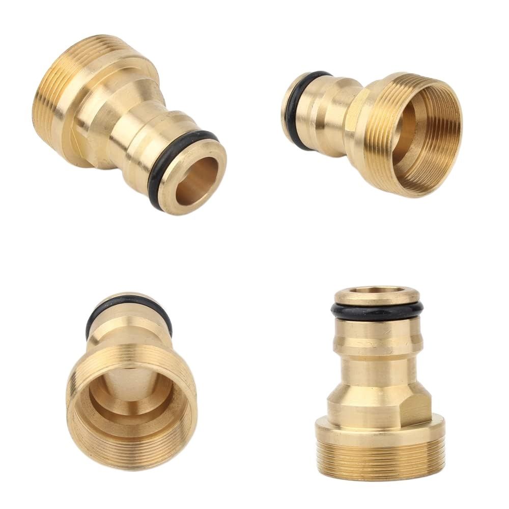 Brass Brass Faucet Universal Hose Adapters Brass Quick Connector Brass Faucet Connector Bathroom