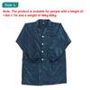 Uxcell ESD Lab Coat, Anti-Static Clothing, Scientific Jacket with Cuffs and Pelvis, Uniform, Unisex (Navy Blue, Size L)