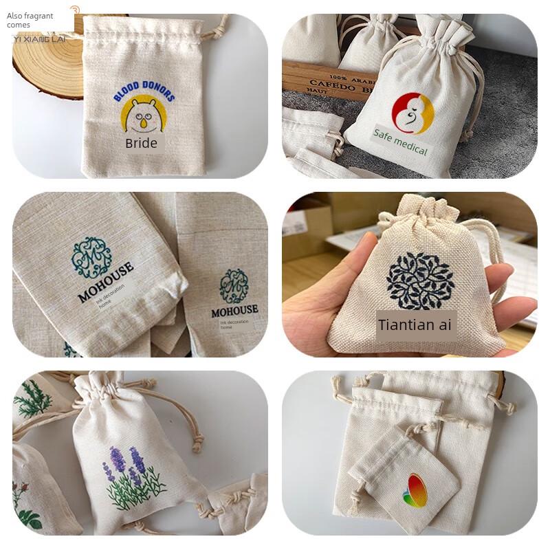 Custom Logo Small Cloth Drawstring Bag