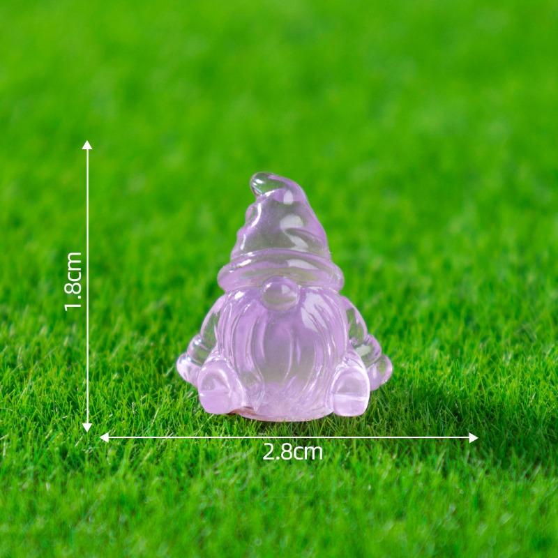 Glow-in-the-dark Dwarf Plush Toy Cute Particle Decorative Accessories Mini Christmas Micro-landscape Ornaments
