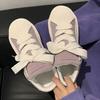 2025 spring low-top Korean version of canvas shoes female students Hong Kong trend shell head sports board shoes casual flats