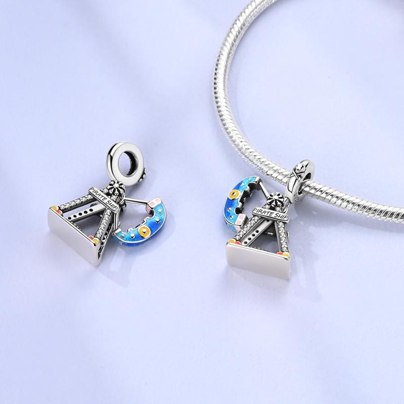 New Charms Plat Copper Blue Luminous Firefly Cat Dog Insect Star Charm Beads Fit Original Bracelet Diy Ladie Jewelry Pendant