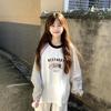 Girls' Cotton Striped Long-Sleeve T-Shirt, Sizes 6-12, Perfect for Spring/Autumn, Versatile Color Block, Round Neck