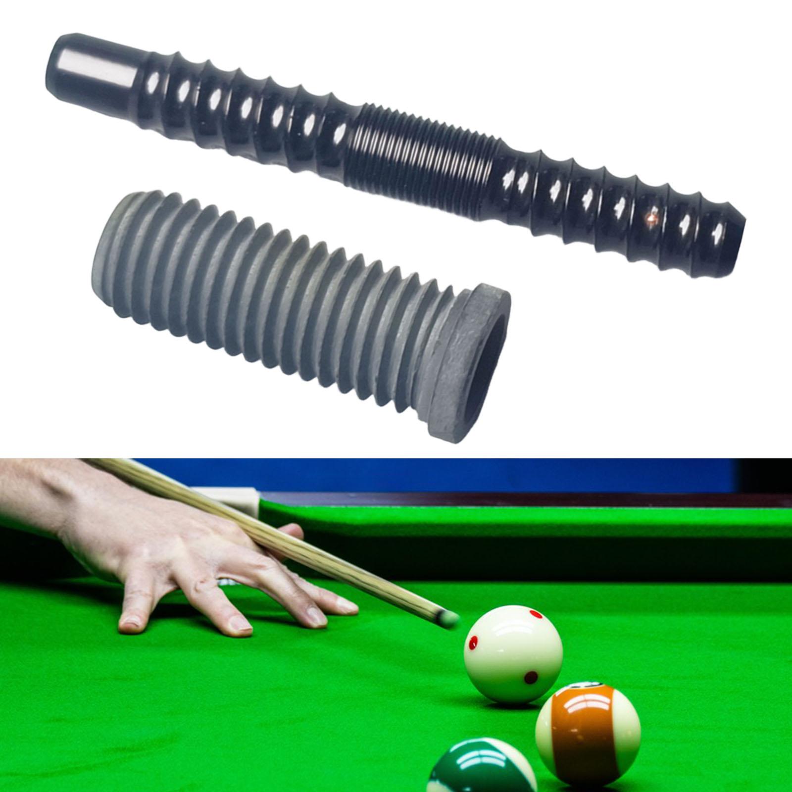 

Більярдний кий З єднувальний штифт для більярдного кия Фітинг для більярдного шафта 3/8 * 8 Алюмінієвий сплав Метизи Гвинти для вставок у більярдні киї чорний