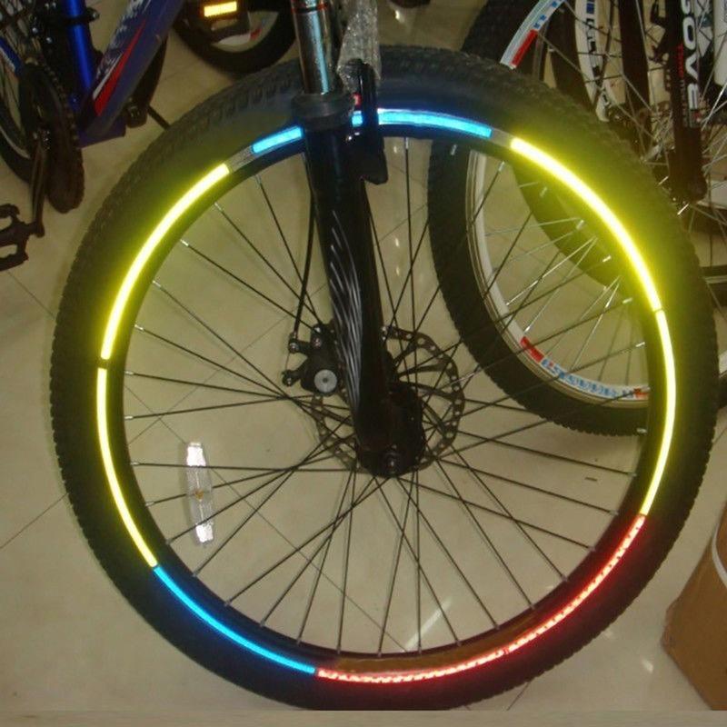 1 Roll Vinyl Motorcycle Rim Tape Reflective Wheel Stickers Decals Car Warning Stickers Motorbike Styling Decor Tool Accessories