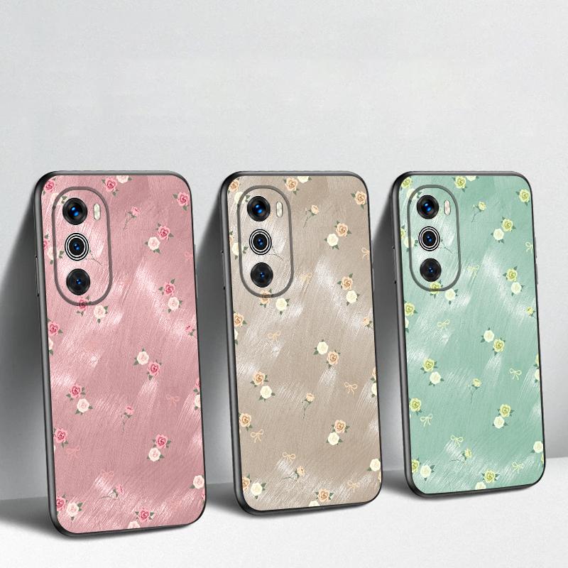 Gradient Yellow Rose For Motorola Moto G04 05 14 15 24 34 35 54 55 75 84 85 Edge 40 50 Fusion 60 Fusion TPU soft phone case