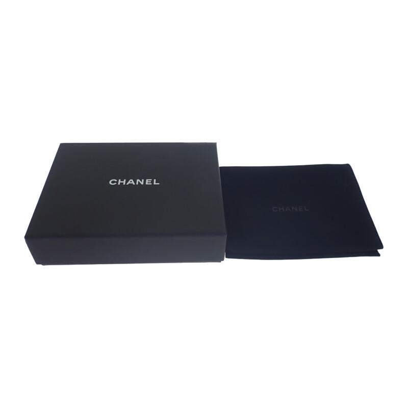 Chanel AP0230 Tri-fold Wallet Green Women
