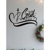 Wrought Iron Wall Art Home Decor Metal Wall Cross for Garden Easter Christmas Gift