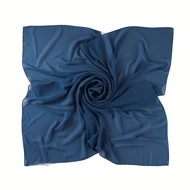 Muslim Chiffon Hijab Scarf for Women Big Solid Color Head Wrap for Women Hijabs Scarves Ladies Muslim Veil Jersey Hijabs Turban