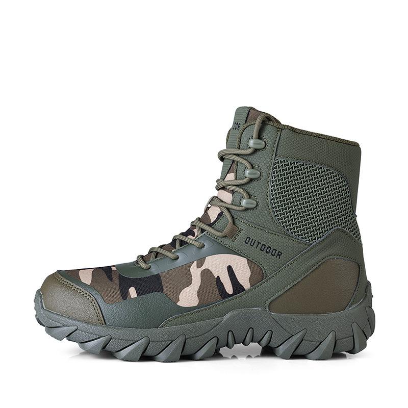 Spot neue Outdoor-Taktische Stiefel Herrenschuhe mittelhohe Schuhe hohe Wander-Taktische Militärstiefel Herren