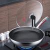 Kangbah 304 Edelstahl Wok mit Wabenmuster