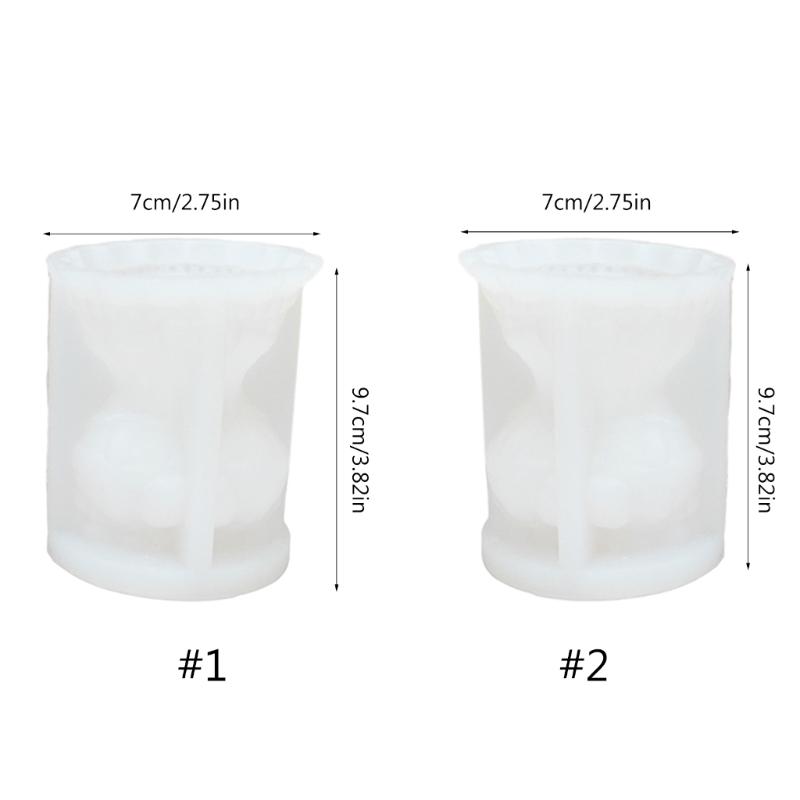 Skirt Vase Silicone Mould Handmade Woman Dress Candle Molds DIY Epoxy Resin Casting Moulds DIY Gypsum Flower Pots Making