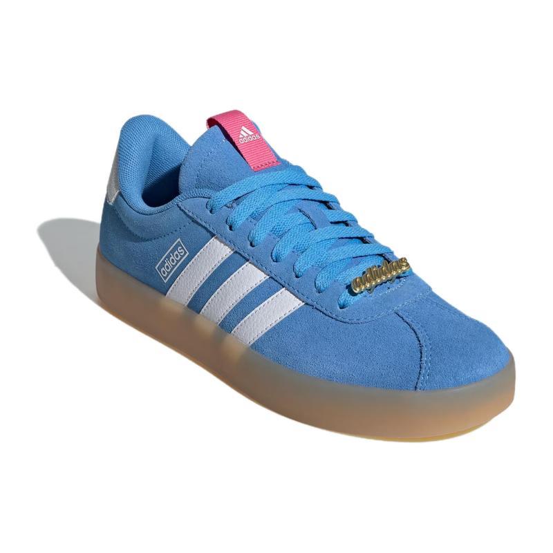 Adidas Vl Court 3.0 Blue Burst Cloud White Pink Fusion Women's Sneakers ID9074