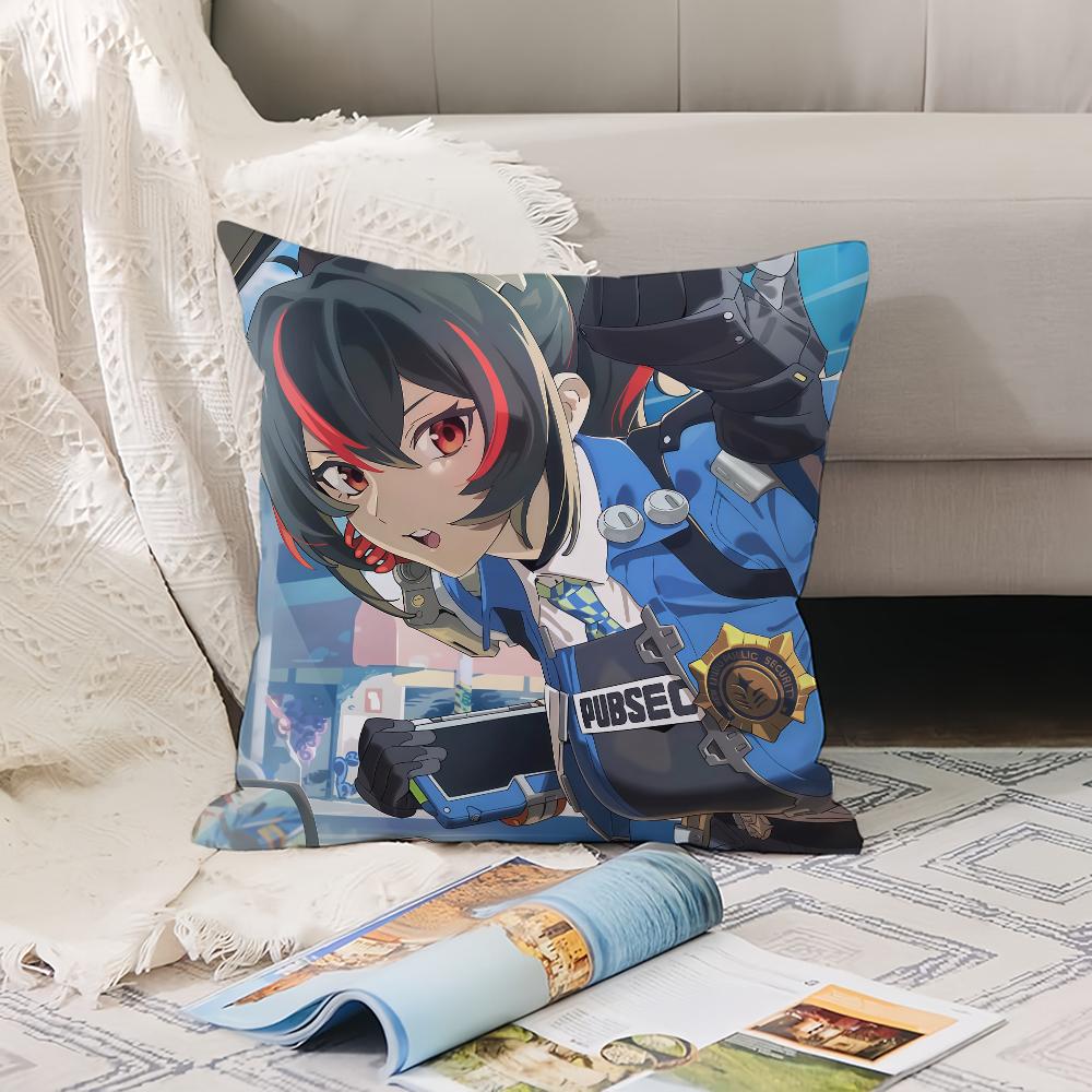 Game Zenless Zone Zero Ellen  Pillow Case Office Cushions Suitable For Sofa Car Bedroom Decorative Cushion Cover