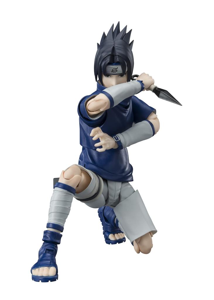 TAMASHII NATIONS NARUTO Uchiha Sasuke Genius Ninja mit Uchiha-Blut, 135 mm, bemalte bewegliche Figur, BAS64937, SHFiguarts – ca.. ABS und PVC