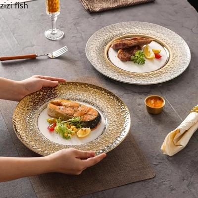 Piatto per Bistecca Stile Occidentale Piatti da Tavola in Ceramica Piatto da Dessert Piatti per Sushi Piatto Sting Piatto Dim Sum Ciotola per Frutta Ciotola per Insalata Vassoio