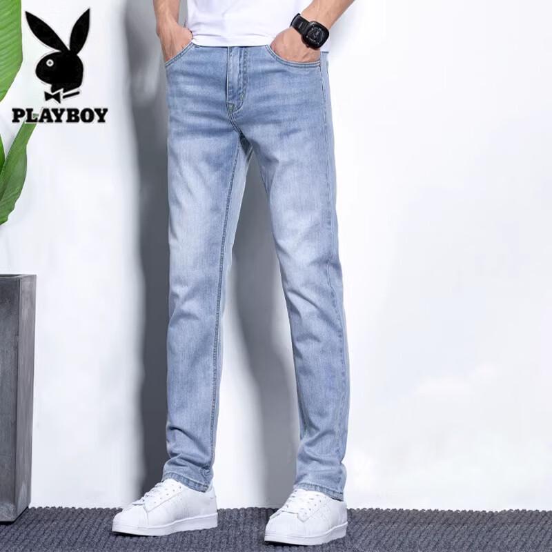 

Мужские свободные прямые эластичные джинсы Playboy 30