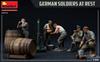 Miniart 1/35 Scale German Soldier Resting Special Edition Plastic Model MA35378