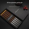 Zhishi 304 Stainless Steel Chinese Style Chopsticks Gift Set