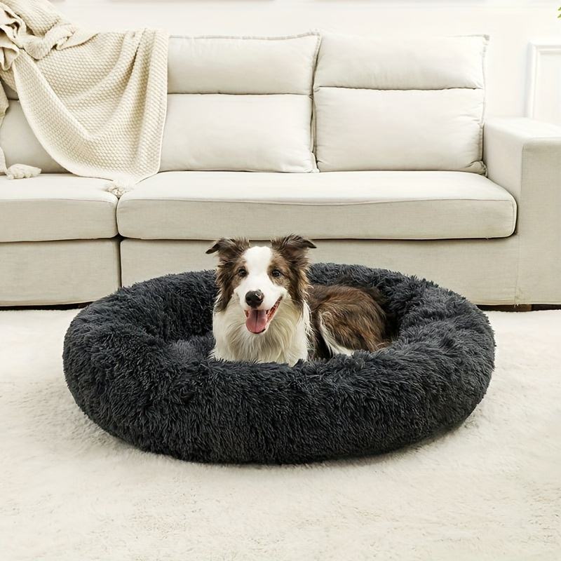 40cm 100cm Plush Dog Bed Rectangle Nest Soft Cat Bed Removable Lid Hand Washable Luxury Fluffy Pet Bed