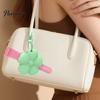 Lip Balm Holder Keychain Silicone Flower Lipstick Keychain, Portable Carrier for Bag Accessory Backpack Handbag, Travel Gloss Women