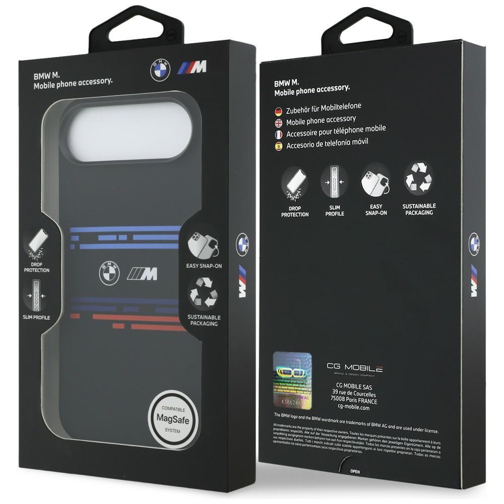 BMW M Silicon Horizontal Line MagSafe Case for iPhone Air Black
