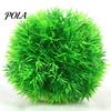 Aquarium Plant With Base Artificial Water Plant, Natural Color Dense Grass Shape Plants, Soft Stable Fish Tank Decor Plastic Fake Plants for