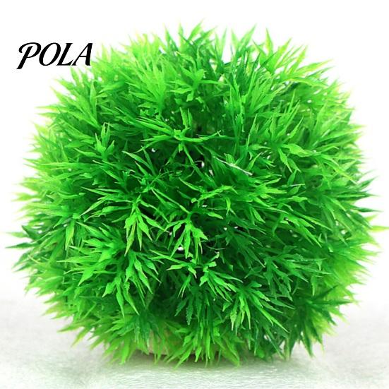 Aquarium Plant With Base Artificial Water Plant, Natural Color Dense Grass Shape Plants, Soft Stable Fish Tank Decor Plastic Fake Plants for