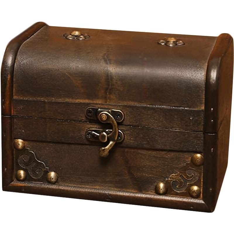 30pcs Antique Bronze Swing Arm Tiny Hook Latch Locks,1.3X1 Inch Copper Tone Wood Box Hasp Latches,Industrial Hardware Clasps