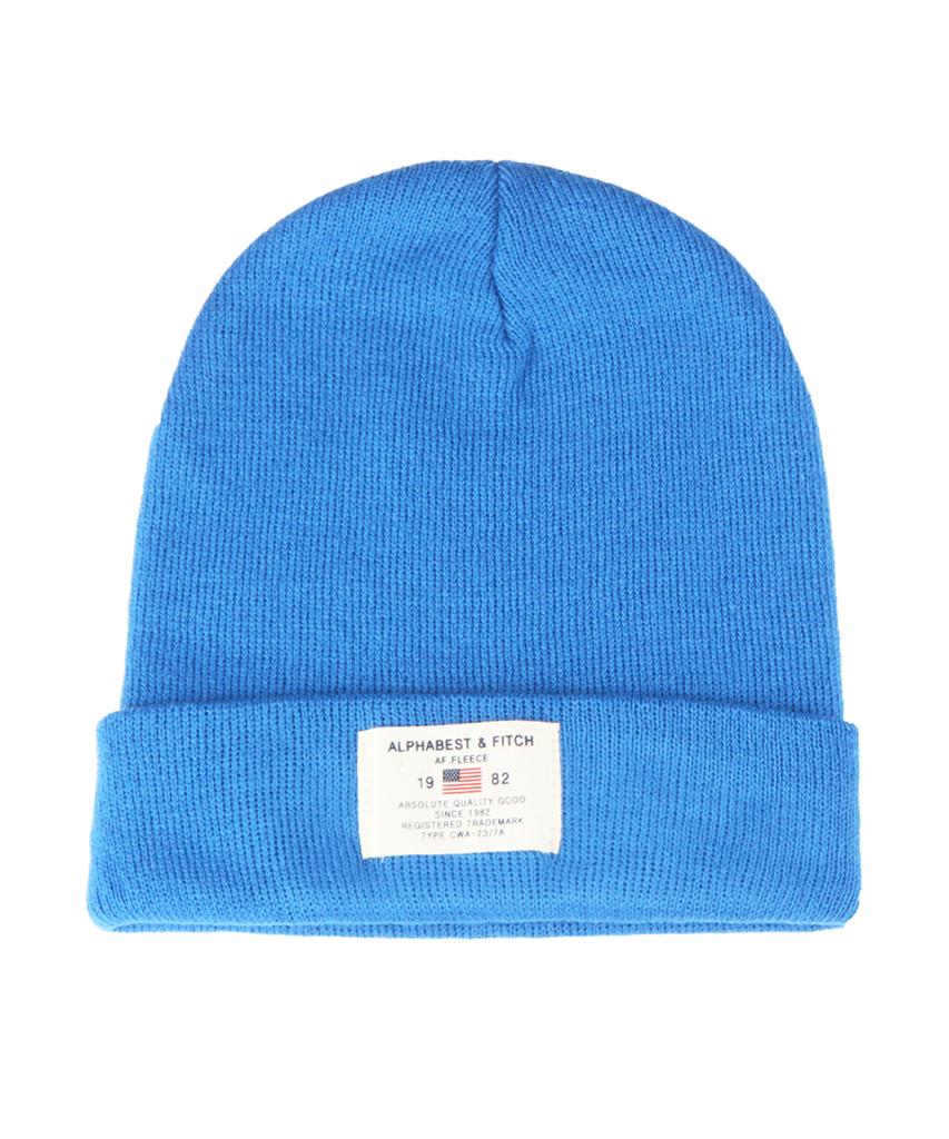 THE SHIRTS STUDIO Blue Label Point 1982 American Flag Unisex Long Beanie