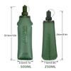 250/500 ml TPU Outdoor-Sportflasche Faltbare weiche Trinkflasche für Laufen, Camping, Wandern, Fahrrad, Fitness, Wasserbeutel