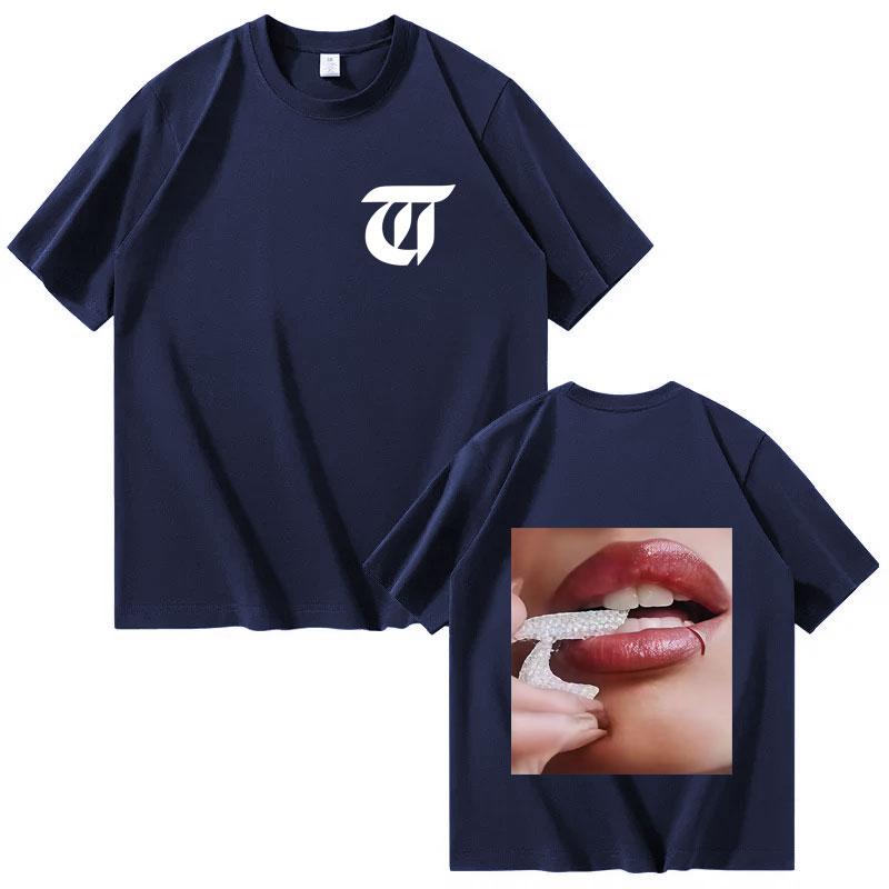 Singer TINI Futttura Harajuku 2025 Tour Double Sided Casual Short Sleeve Tee Fashion Gothic Tshrits Mens Womens Oversized Tshrit