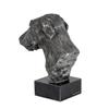 Deerhound, Scottish Deerhound - Figurine On Marble, Covered with Silver Metal, Handmade, Brand Art-Dog