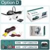 GreenYi 170 Degree AHD 1920x1080P White Vehicle Rear View Camera Metal Body Car Reverse Fisheye Lens Camera