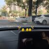 5Pcs Cute Mini Chicken Car Interior Decoration Auto Rearview Mirror Dashboard Ornaments Gift Car Accessories