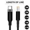 Fast Charging Laptop Power Cord USB C Tip to DC7.9x5.5mm 20V for Notebooks Power Supply Charging Cable Braided Wire