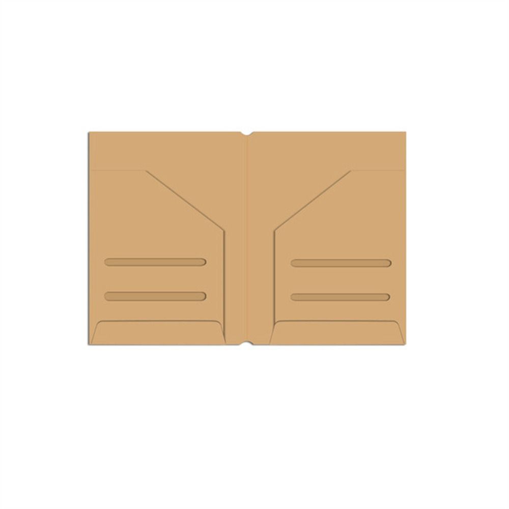 Kraft Paper Stationery Tickets Cards Holder Cards Storage Bag Card Holder Pocket File Holder