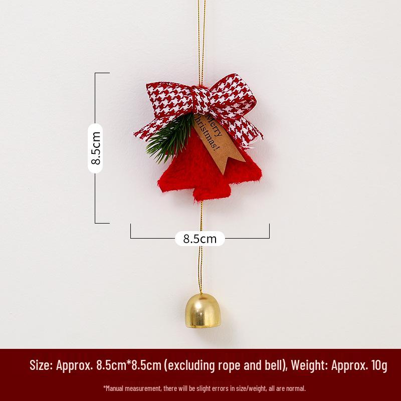 Christmas Bell Ornament: Tree Pendant, Doorbell, Car Wind Chime & Gift