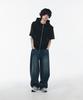 Signature Rivet Hooded Sleeveless Vest [Black]