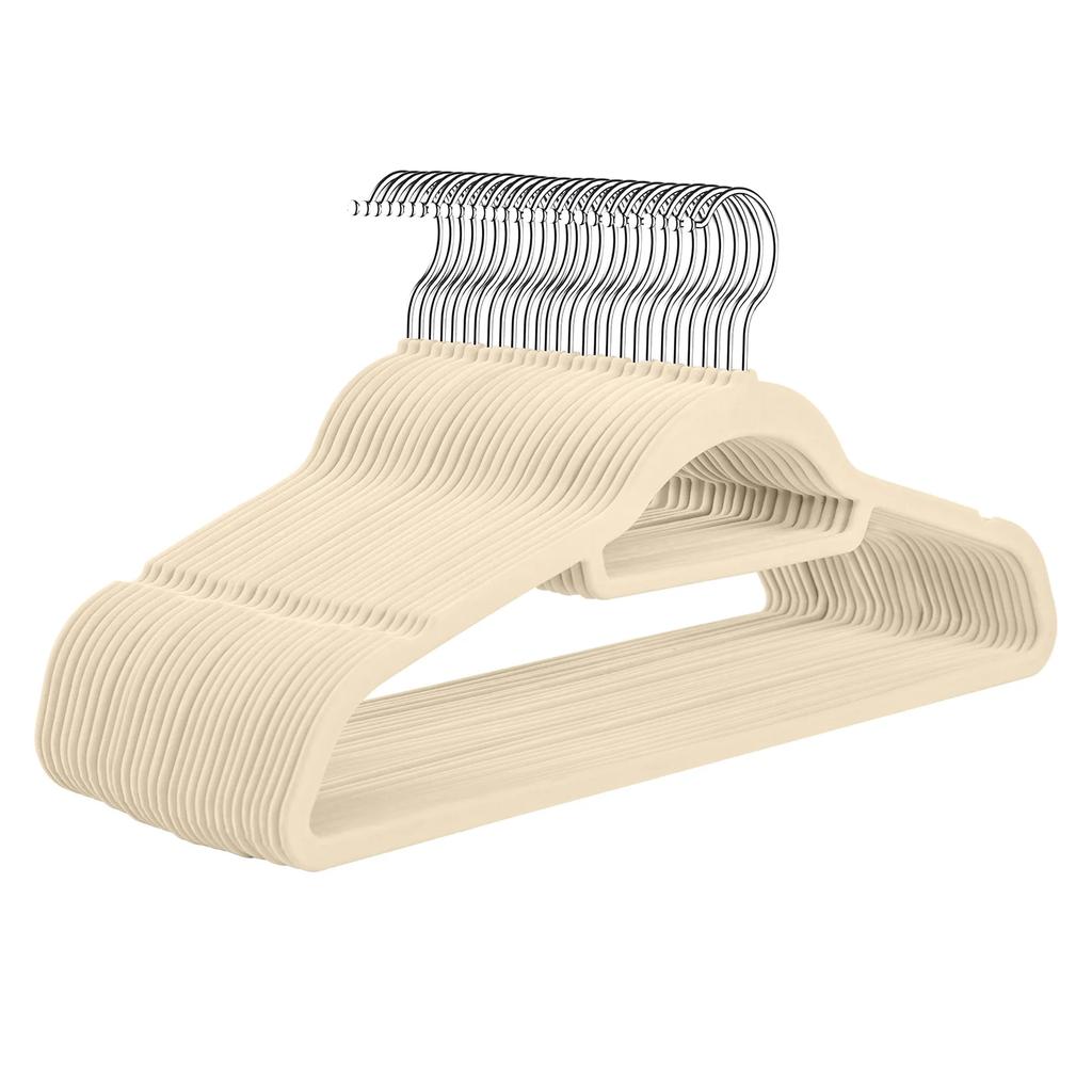 10 Pcs/Lot 360 ° swivel hook Suits velvet hangers notched shoulders anti-slip for jackets shirts pants coats Hangers for Clothes