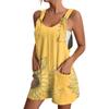 Women's Fashion Floral Print Jumpsuit Casual Jumpsuit Shorts
