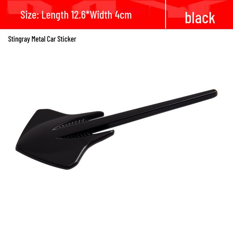 Stingray 3D Metal Car Fender & Tail Emblem Sticker