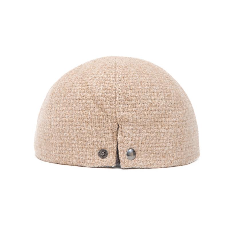 Autumn Winter Warm Beret British Newsboy Cap Retro Octagonal Cap Men's Forward Cap Painter's Cap